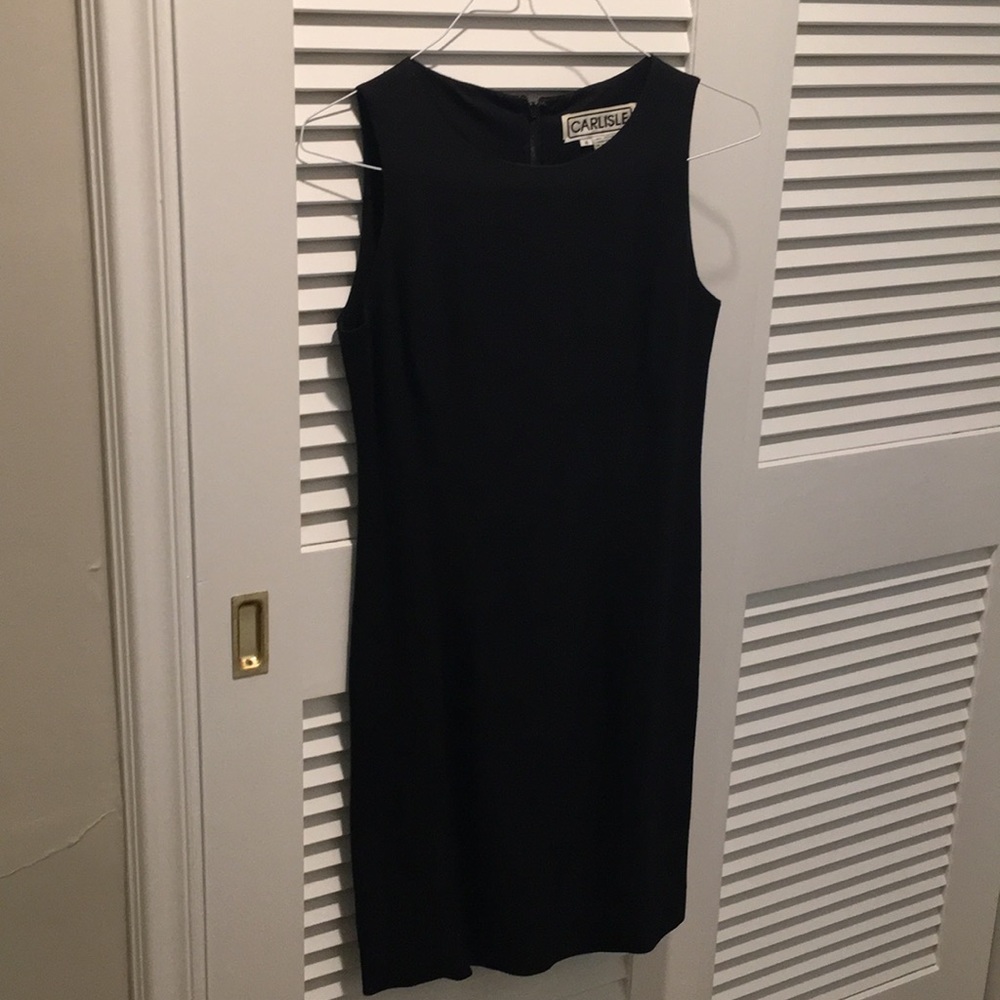 Carlisle Pencil Short black dress, Size 4